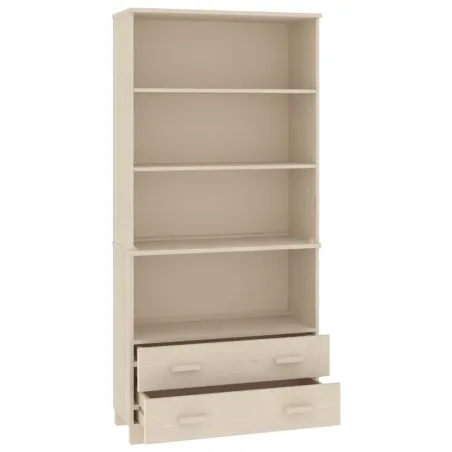 Buffet HAMAR Bois massif de pin Marron miel