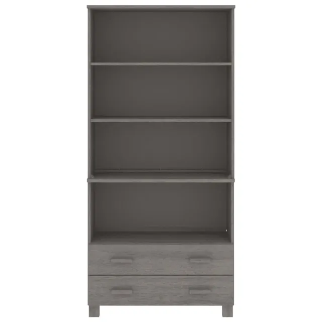 Buffet HAMAR Bois massif de pin Gris clair
