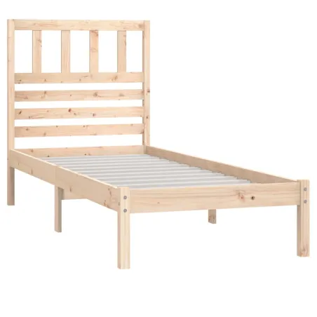 Cadre de lit sans matelas 90x190 cm bois de pin massif