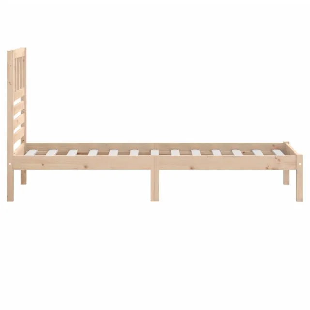 Cadre de lit sans matelas 90x190 cm bois de pin massif