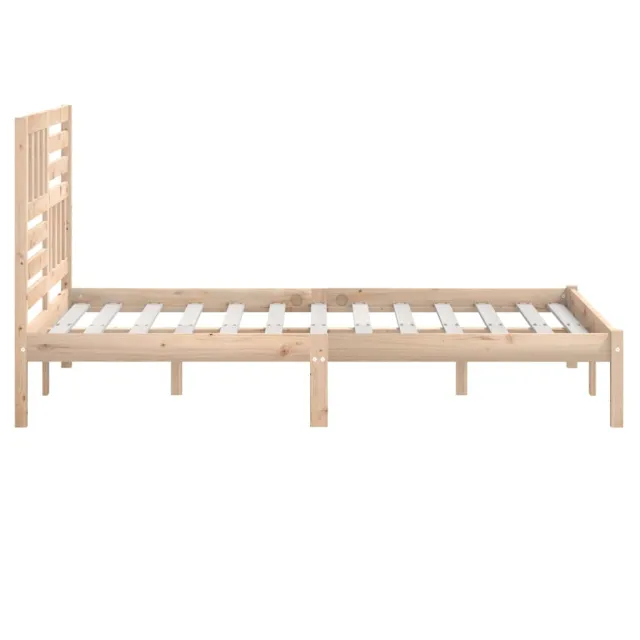 Cadre de lit sans matelas bois massif de pin 160x200 cm
