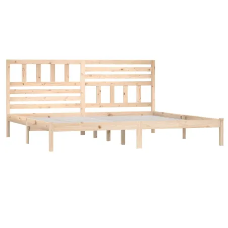 Cadre de lit sans matelas bois massif de pin 200x200 cm