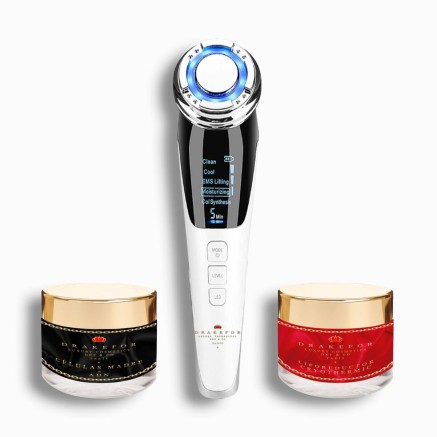 Masajeador Facial con Radiofrecuencia, Fototerapia y Electroestimulaci