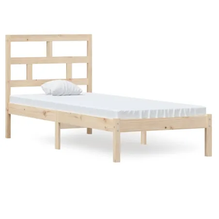 Cadre de lit sans matelas bois massif