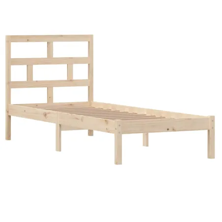 Cadre de lit sans matelas bois massif