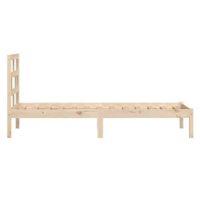 Cadre de lit sans matelas bois massif