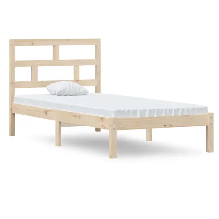 Cadre de lit sans matelas bois massif