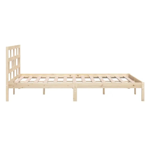 Cadre de lit sans matelas bois massif