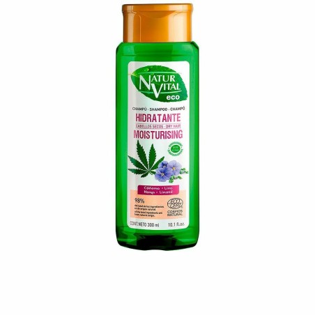 Shampoo Idratante Naturvital Eco Lino Canapa (300 ml)