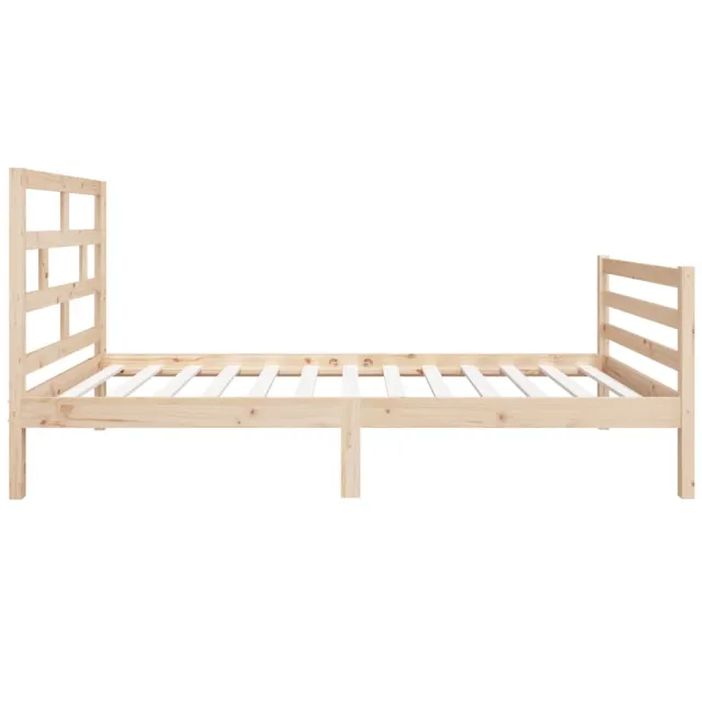 Cadre de lit sans matelas 90x190 cm bois massif