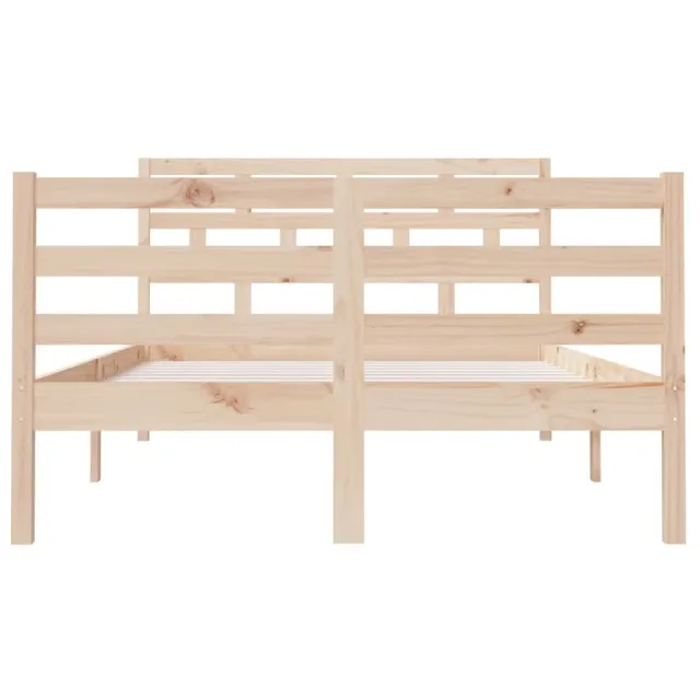 Cadre de lit sans matelas bois massif