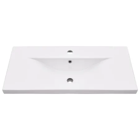 Cadre de lavabo de salle de bain vasque à encastrer Noir Fer