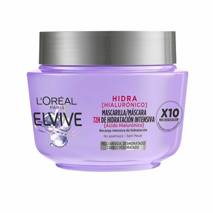 Mascarilla Capilar L'Oreal Make Up Elvive Hidra Ácido Hialurónico (3