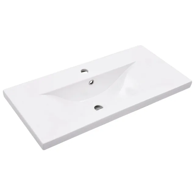 Cadre de lavabo de salle de bain vasque à encastrer Noir Fer