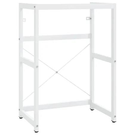 Cadre de lavabo de salle de bain vasque à encastrer Blanc Fer