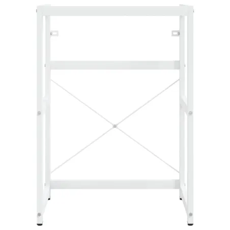 Cadre de lavabo de salle de bain vasque à encastrer Blanc Fer