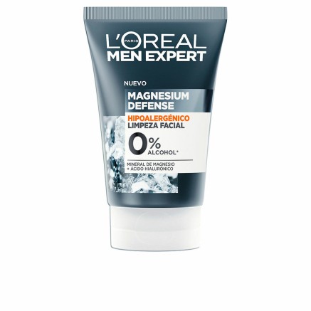 Gel Detergente Viso L'Oreal Make Up Men Expert Magnesium Defense 100 m