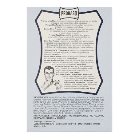 Aftershave-Balsam Proraso Blue E 100 ml