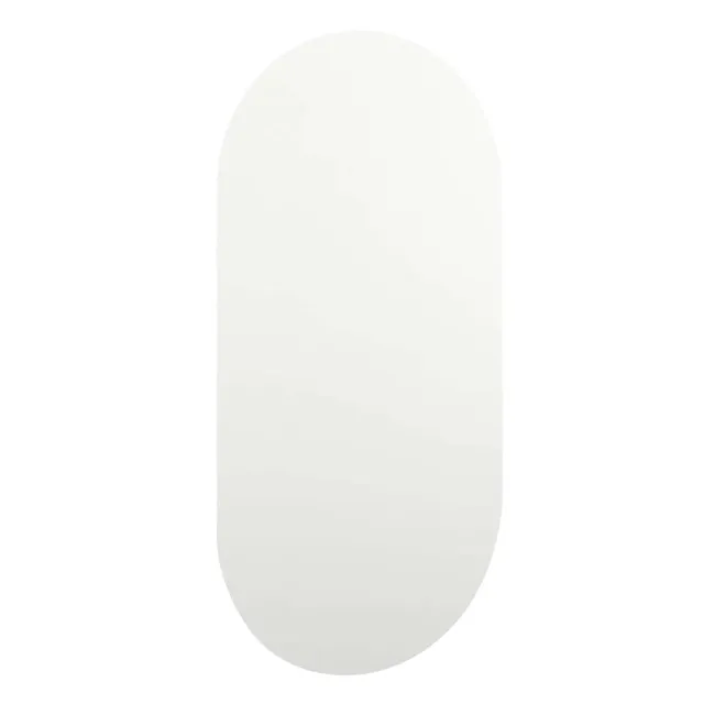 Miroir avec éclairage LED 80x40 cm Verre Ovale