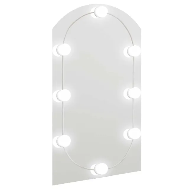 Miroir avec éclairage LED 70x40 cm Verre Arche