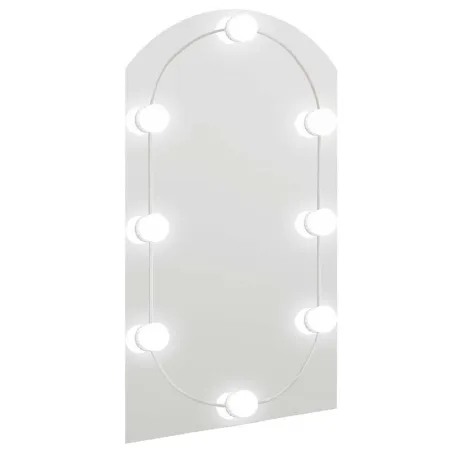 Miroir avec éclairage LED 70x40 cm Verre Arche