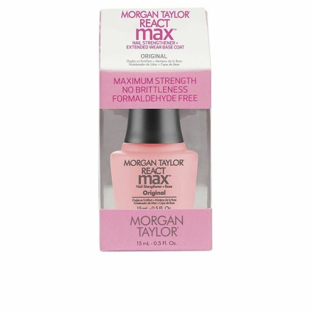 Nail Hardener Morgan Taylor React Max Original 15 ml 2-in-1 Base coat
