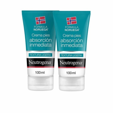 Vochtinbrengende Voetcrème Neutrogena momentopname Absorptie (2 x 100