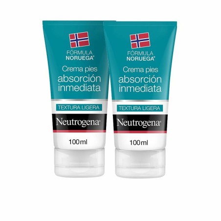 Vochtinbrengende Voetcrème Neutrogena momentopname Absorptie (2 x 100