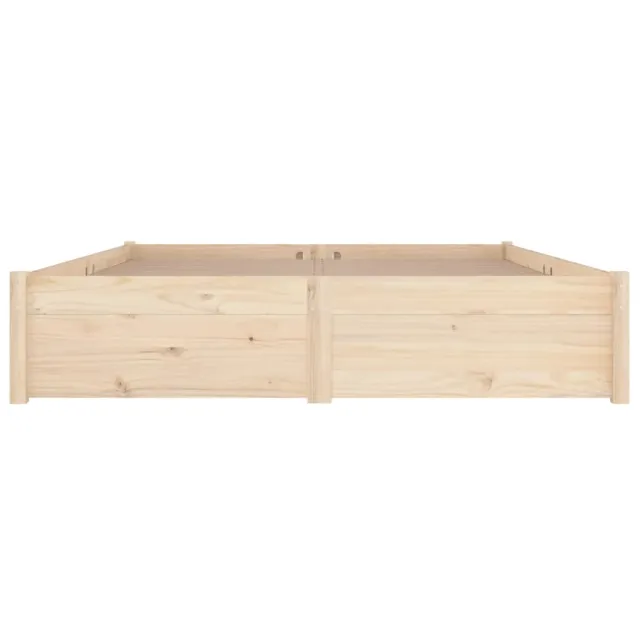 Cadre de lit sans matelas avec tiroirs 200x200 cm