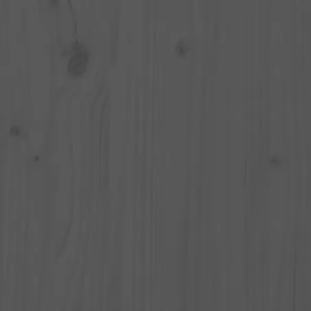 Cadre de lit sans matelas bois massif de pin 200x200 cm gris