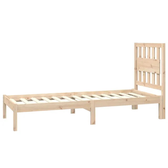 Cadre de lit sans matelas bois massif