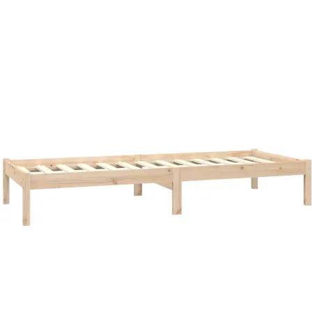 Cadre de lit sans matelas bois massif