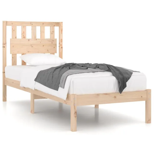 Cadre de lit sans matelas bois massif