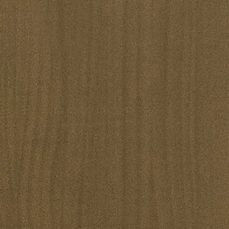 Cadre de lit sans matelas marron miel bois massif 200x200 cm