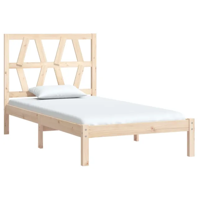 Cadre de lit sans matelas bois massif 90x200 cm