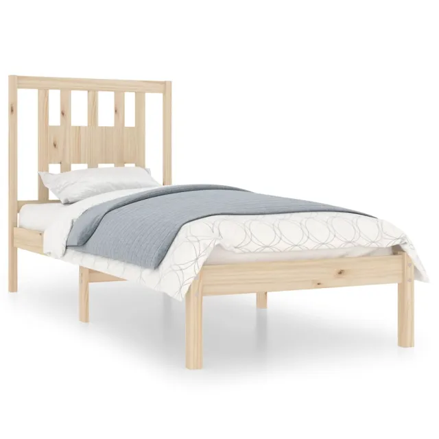 Cadre de lit sans matelas bois massif