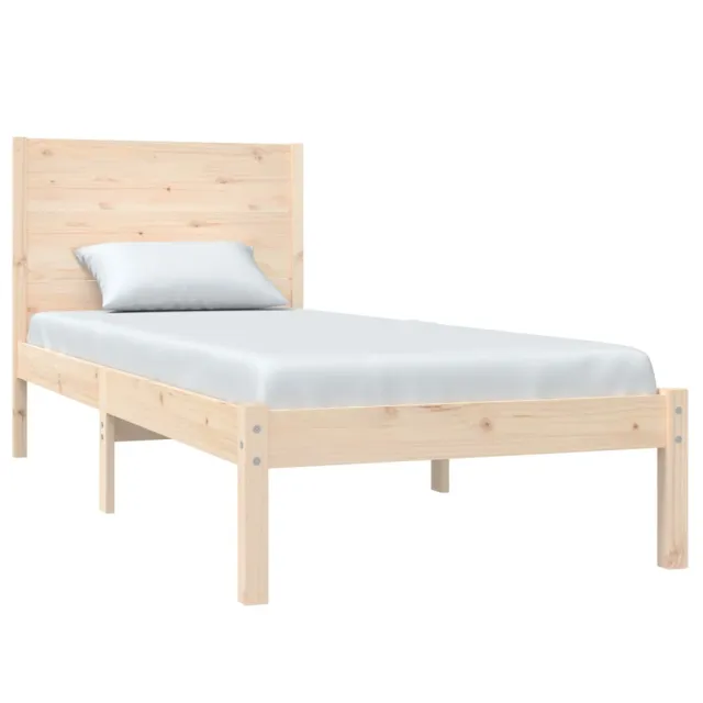 Cadre de lit sans matelas 100x200 cm bois massif de pin