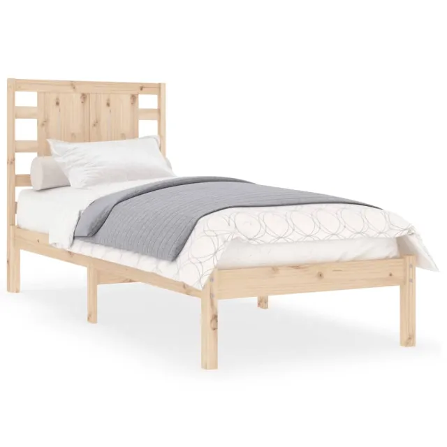 Cadre de lit sans matelas 90x190 cm bois massif