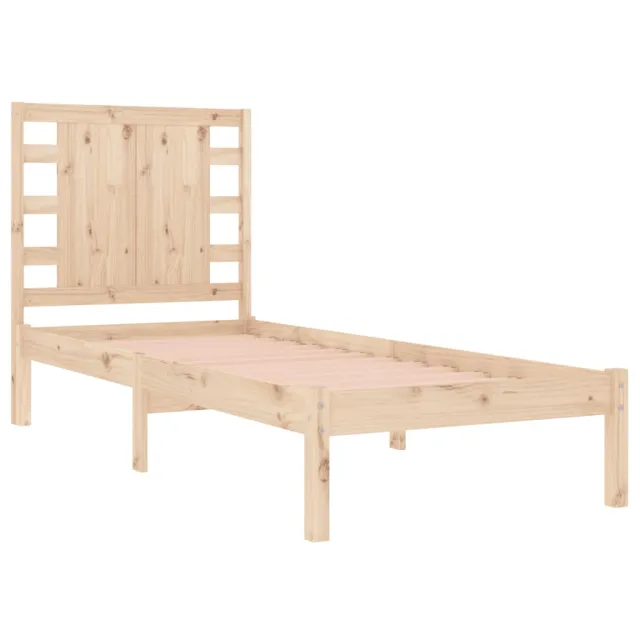 Cadre de lit sans matelas 90x190 cm bois massif