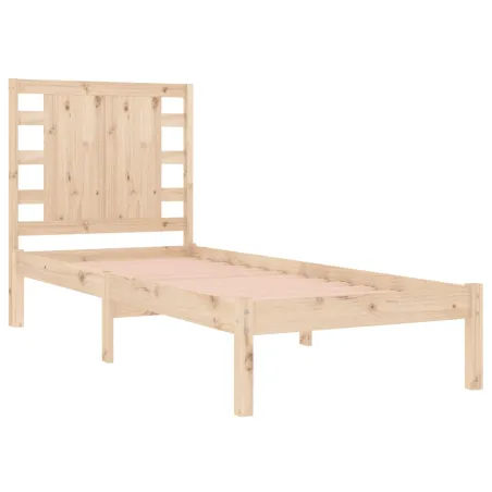 Cadre de lit sans matelas 90x190 cm bois massif