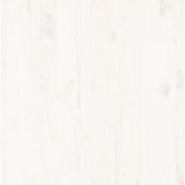 Cadre de lit sans matelas blanc 120x190 cm bois massif