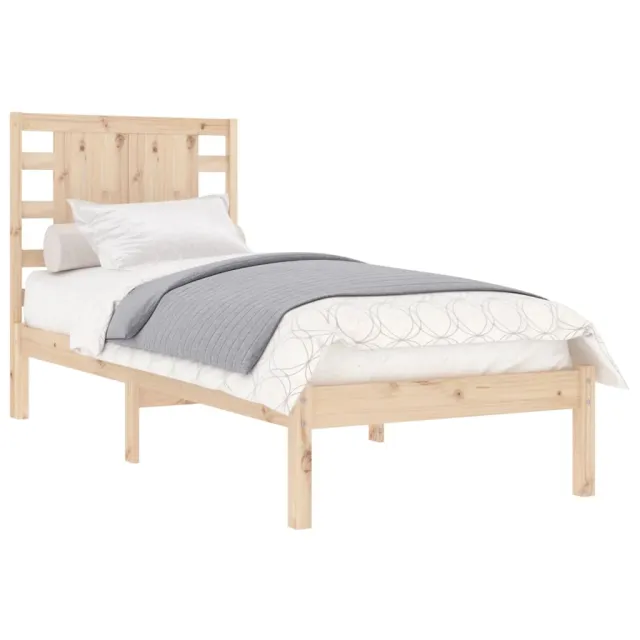 Cadre de lit sans matelas 90x200 cm bois de pin massif