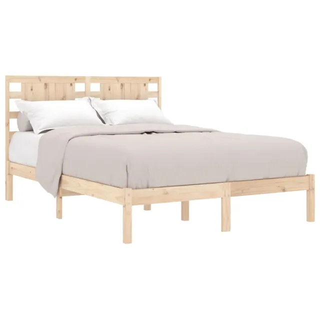 Cadre de lit sans matelas 200x200 cm bois massif de pin