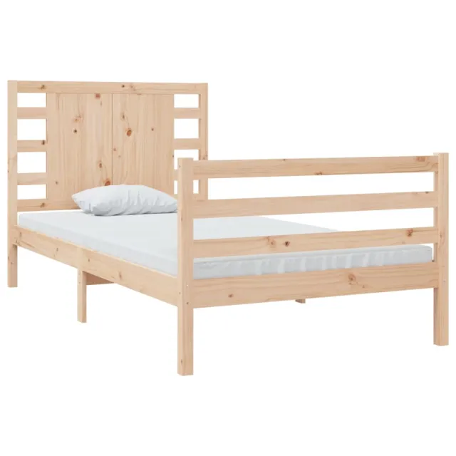 Cadre de lit sans matelas 90x200 cm bois de pin massif