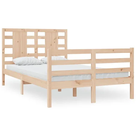 Cadre de lit sans matelas 120x200 cm bois de pin massif