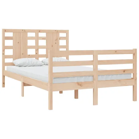 Cadre de lit sans matelas 120x200 cm bois de pin massif