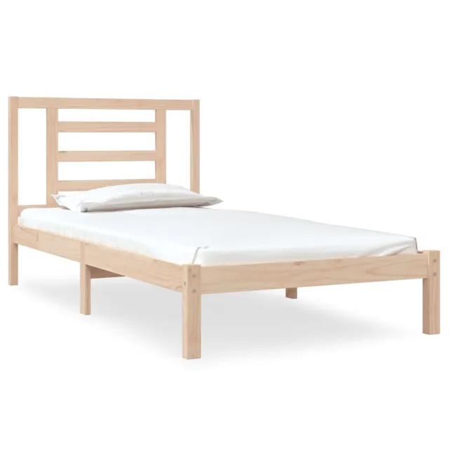 Cadre de lit sans matelas 90x190 cm bois de pin massif