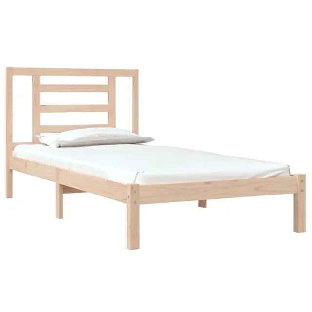 Cadre de lit sans matelas 90x190 cm bois de pin massif