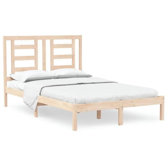 Cadre de lit sans matelas 120x190 cm bois massif