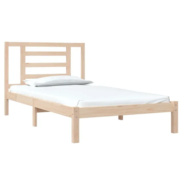 Cadre de lit sans matelas 90x200 cm bois de pin massif